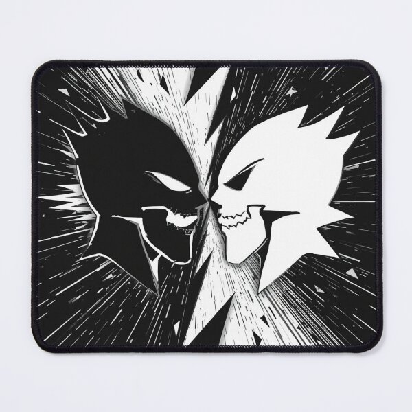 Item preview, Duality Clash | Black & White Skull Face Abstract Art | Yin Yang Gothic Illustration designed and sold by Vvmd.