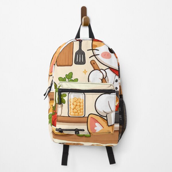 Item preview, Cute Chef Cat Cooking Delicious Pasta Meal designed and sold by Iampoji.