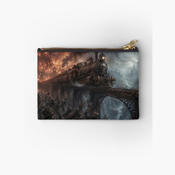 Item preview, Steampunk Skull Train Apocalypse Scene designed and sold by Pioneer Spirit Market.