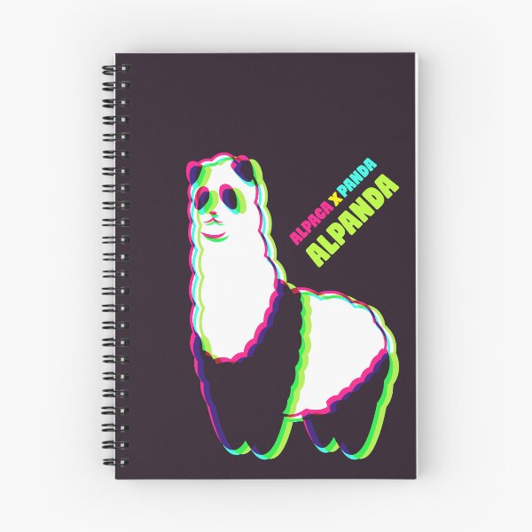 Item preview, Dark Synthwave Alpaca panda - Alpanda 2  designed and sold by animinimal.
