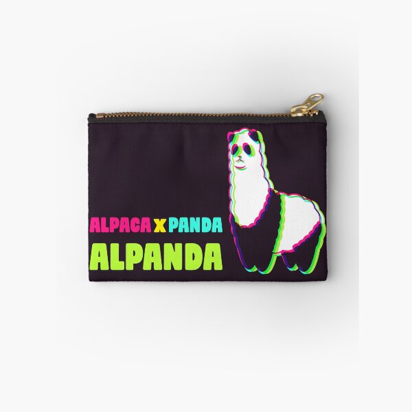 Item preview, Dark Synthwave Alpaca panda - Alpanda 2  designed and sold by animinimal.
