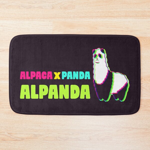 Item preview, Dark Synthwave Alpaca panda - Alpanda 2  designed and sold by animinimal.