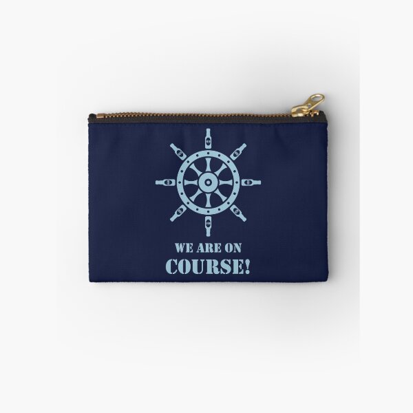 Item preview, We Are On Course! (Beer / Ship’s Wheel / Skyblue) designed and sold by MrFaulbaum.