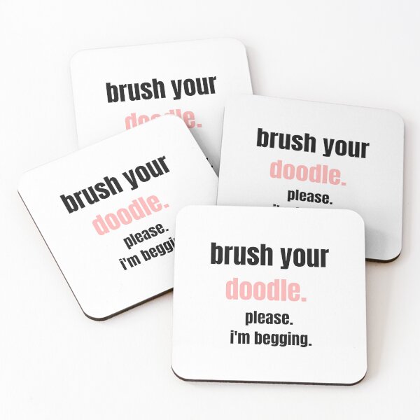 Item preview, Brush Your Doodle Funny Dog Groomer designed and sold by GroomerGoods.
