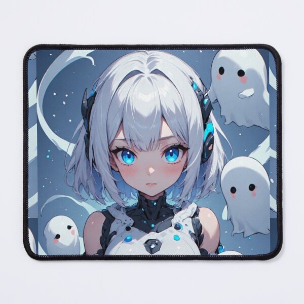 Item preview, android girl anime and ghosts designed and sold by ArtsJulian.