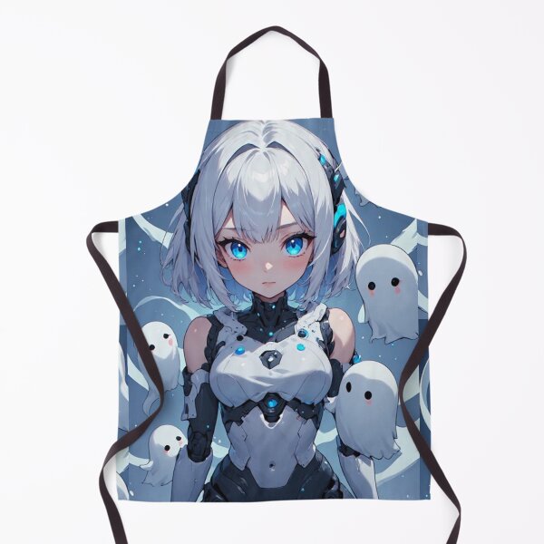 Item preview, android girl anime and ghosts designed and sold by ArtsJulian.