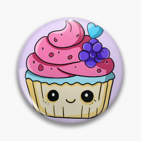 Item preview, Cupcake Dessert Character Illustration designed and sold by Phyllya Design.