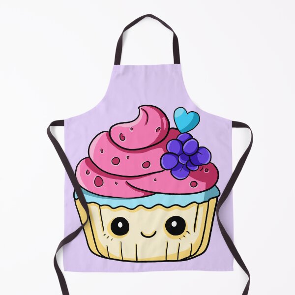Item preview, Cupcake Dessert Character Illustration designed and sold by Phyllya Design.
