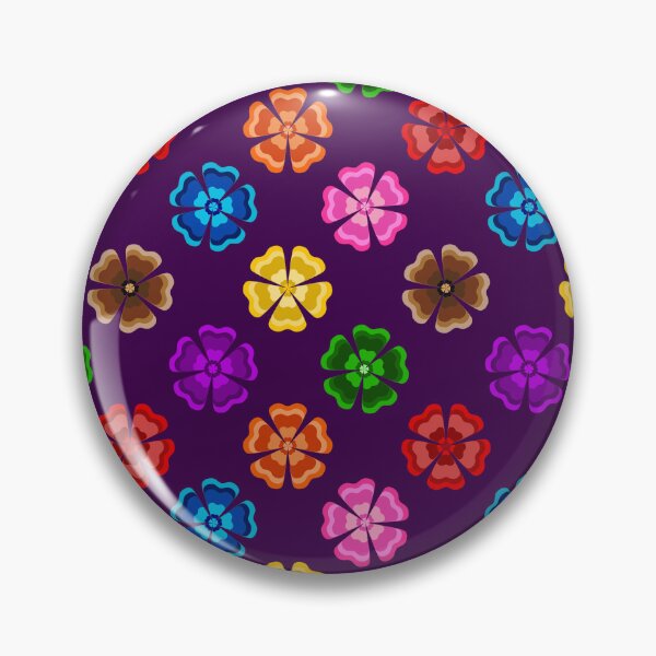 Item preview, Colorful Geometric Floral Petal - Purple  designed and sold by PatternTitan.