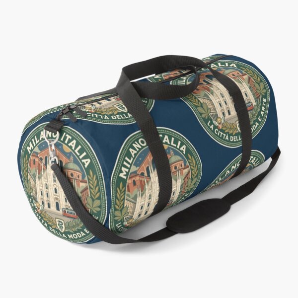 Item preview, Milan Italy Illustration Travel Art Badge designed and sold by KrisSidDesigns.
