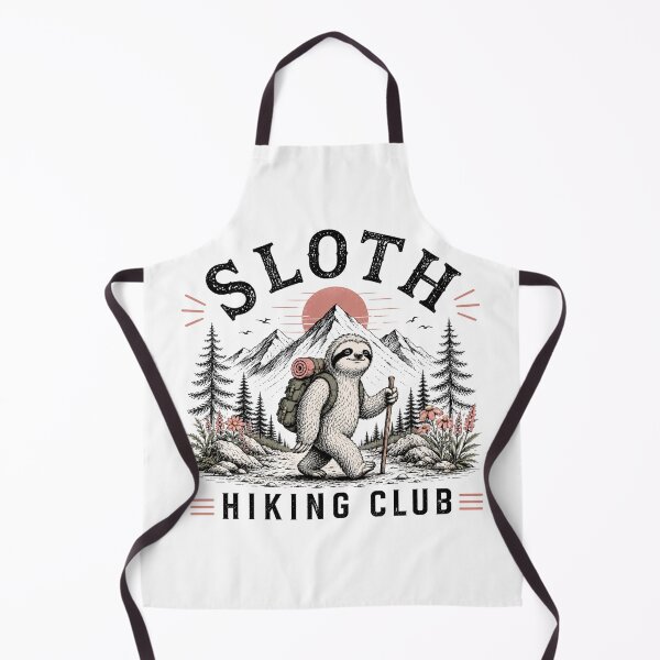 Item preview, Sloth Hiking Club designed and sold by Miles&Moments.