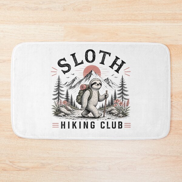 Item preview, Sloth Hiking Club designed and sold by Miles&Moments.