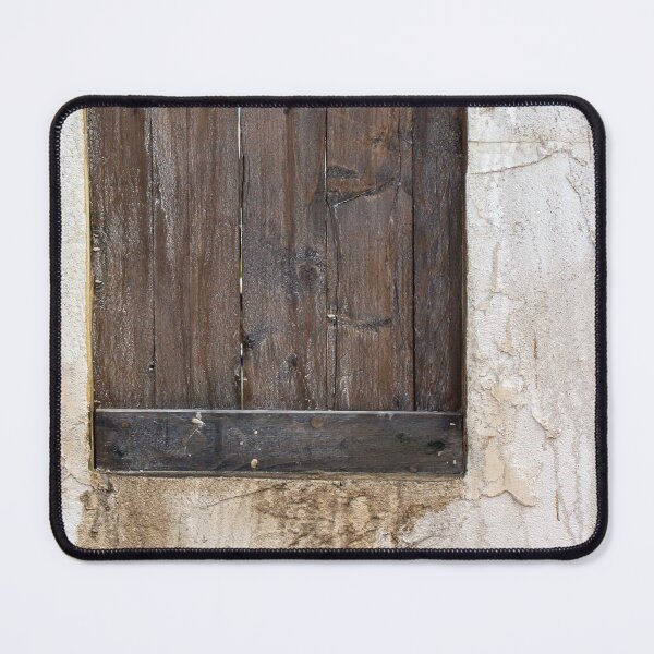 Item preview, Weathered Wooden Shutter On A Rustic Plastered Wall With Textured Stains And Aging Character designed and sold by Nmallia.