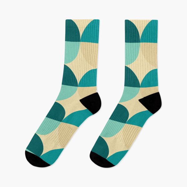 Item preview, The blue Waves F7 - retro pattern  designed and sold by StefanStudioArt.