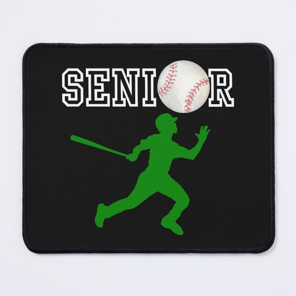 Item preview, Senior Baseball Player with Green Batting Silhouette designed and sold by JaymeOctober.