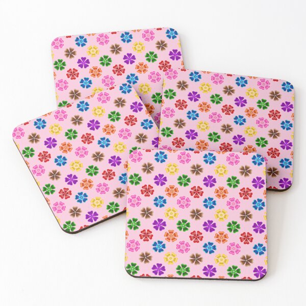 Item preview, Colorful Geometric Floral Petal - Pink  designed and sold by PatternTitan.