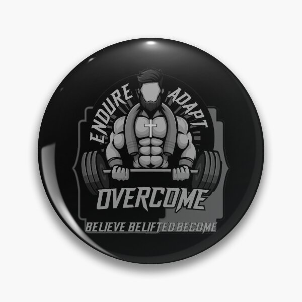 Item preview, Endure Adapt Overcome Christian Gym Faith Warrior designed and sold by Bezuiden.