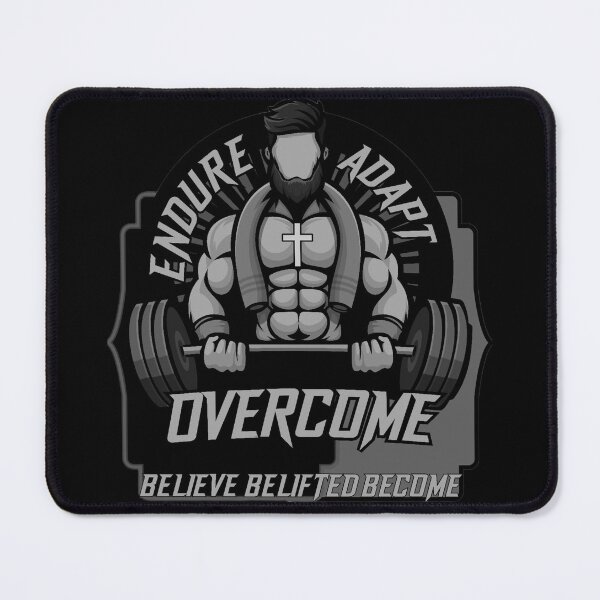 Item preview, Endure Adapt Overcome Christian Gym Faith Warrior designed and sold by Bezuiden.