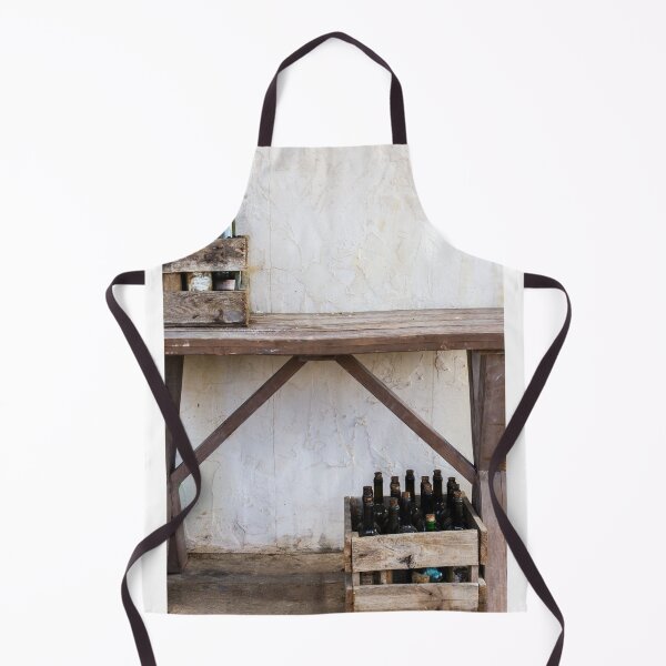 Item preview, Rustic Wooden Crates With Wine Bottles On Weathered Table Against Textured Plaster Wall designed and sold by Nmallia.