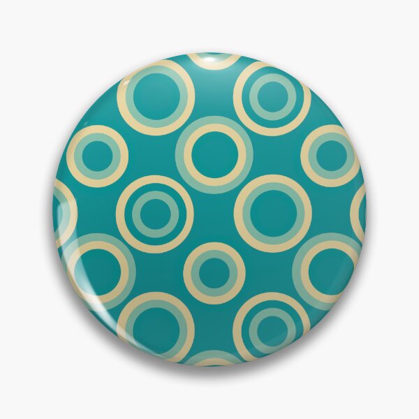 Item preview, Art Deco Circles 96 in a teal background designed and sold by StefanStudioArt.