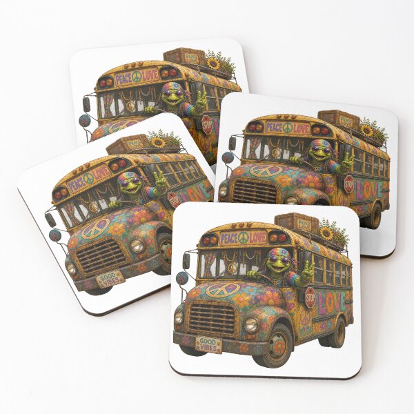 Item preview, Hippie Turtle Peace Bus designed and sold by HippyRikky.