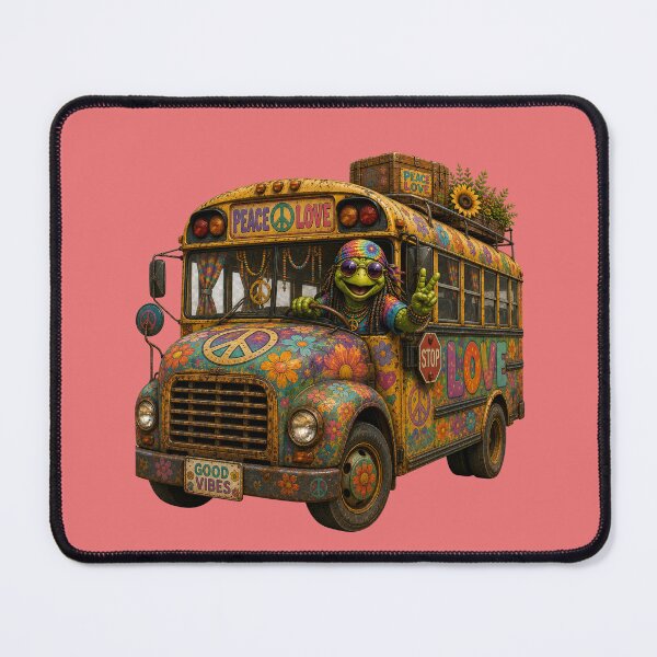 Item preview, Hippie Turtle Peace Bus designed and sold by HippyRikky.