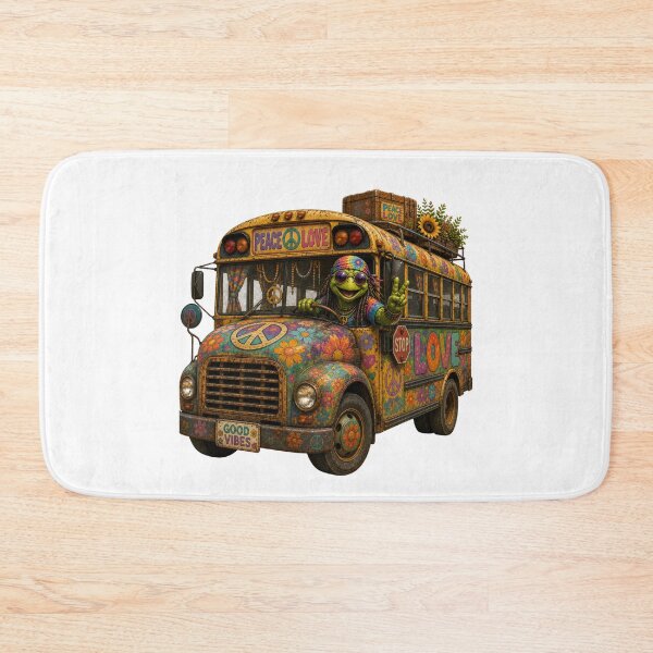 Item preview, Hippie Turtle Peace Bus designed and sold by HippyRikky.