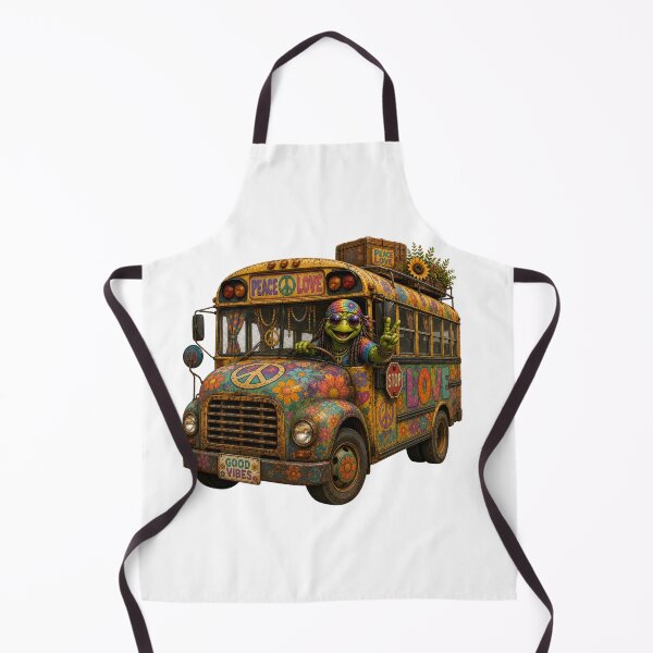 Item preview, Hippie Turtle Peace Bus designed and sold by HippyRikky.