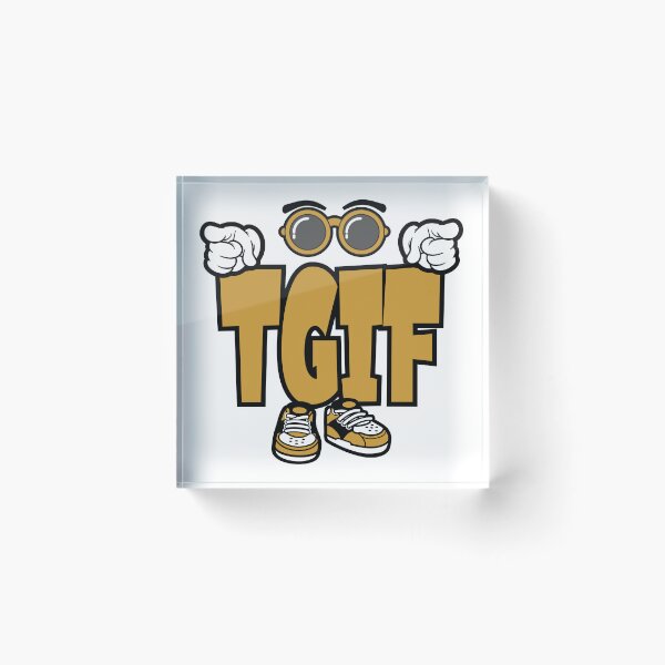 Item preview, TGIF - ICONIC Words Character Bold Retro designed and sold by NFTWords.