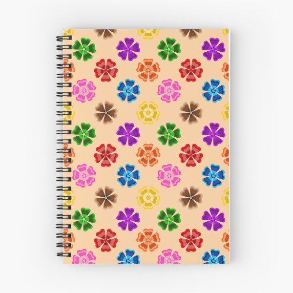 Item preview, Colorful Geometric Floral Petal - Orange  designed and sold by PatternTitan.