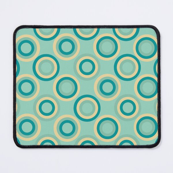 Item preview, Art Deco Circles 94 in a light green background designed and sold by StefanStudioArt.