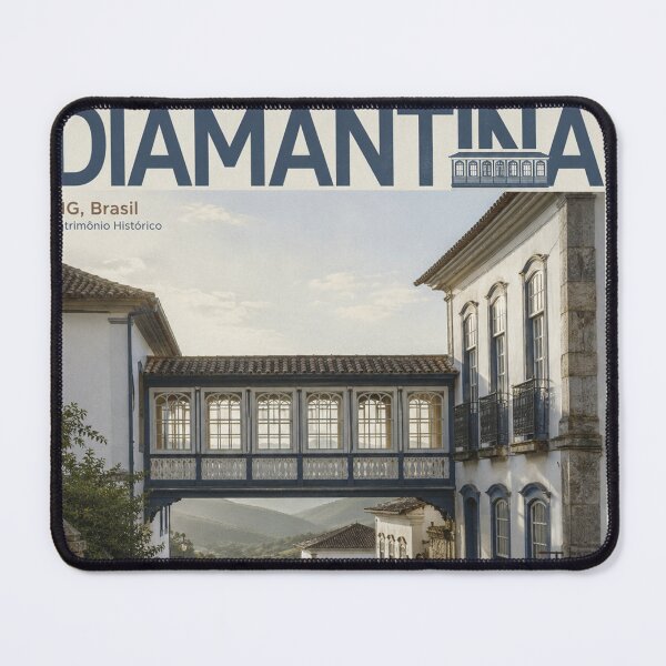 Item preview, Vintage Diamantina Brazil Historic Travel Poster designed and sold by sassav8.