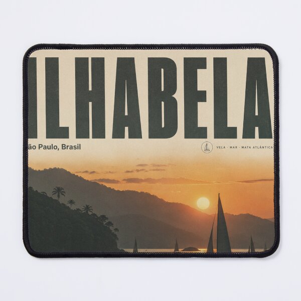 Item preview, Ilhabela Brazil Sunset Sailing Travel Poster designed and sold by sassav8.