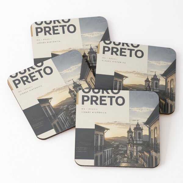 Item preview, Ouro Preto Brazil UNESCO Heritage Travel Poster designed and sold by sassav8.