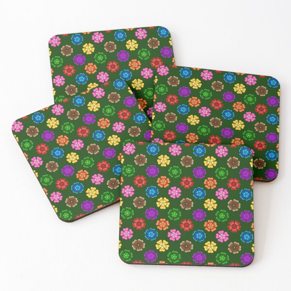Item preview, Colorful Geometric Floral Petal - Green  designed and sold by PatternTitan.