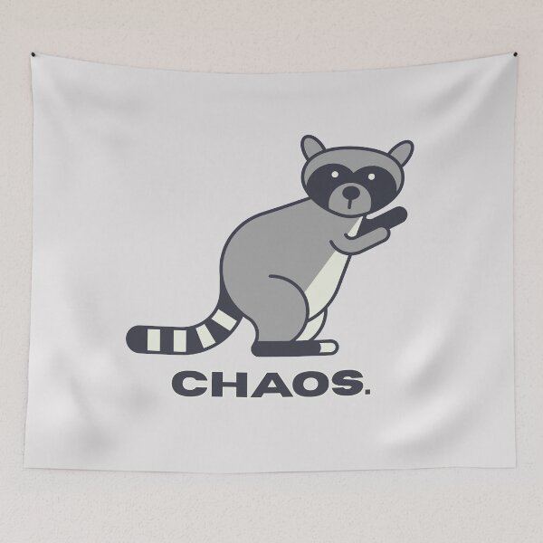 Item preview, Chaos Raccoon designed and sold by AESTHETISCAPES.