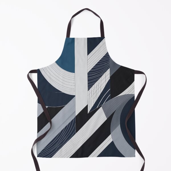 Item preview, Modern Abstract Geometric Blueprint in Navy Blue designed and sold by semenol.