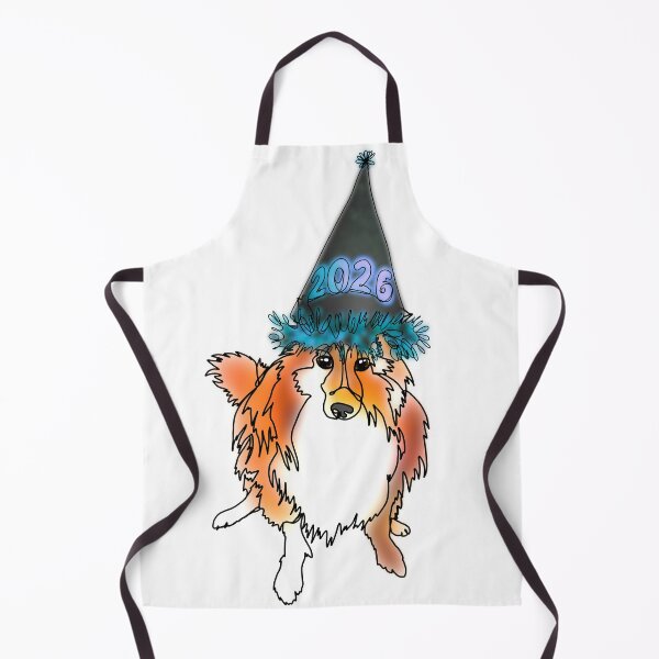 Item preview, Josh the Sheltie in a 2026 hat – animalzinhats designed and sold by Ashley’sAnimalz.