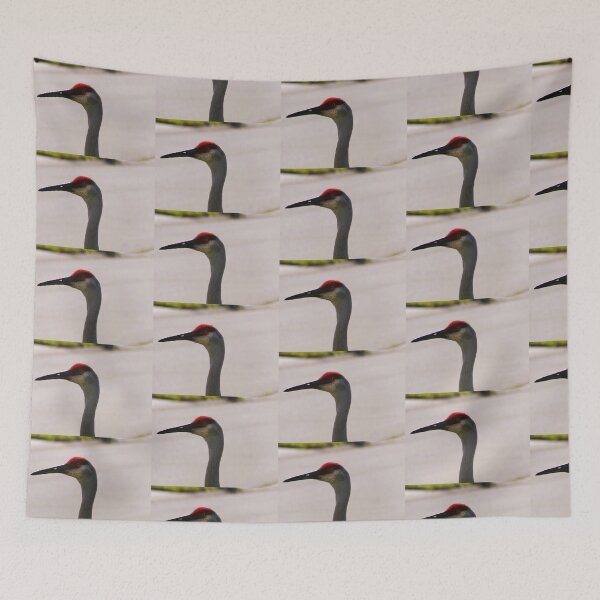 Item preview, sandhill crane designed and sold by SquaresArt.