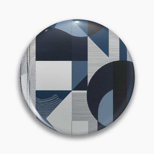 Item preview, Minimalist Navy Geometry with Modern Line Art designed and sold by semenol.