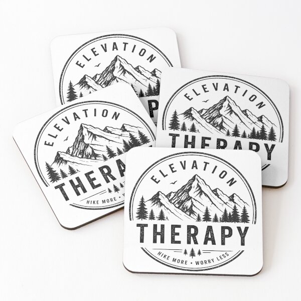 Item preview, Vintage Mountain Therapy Hiking Graphic designed and sold by Miles&Moments.