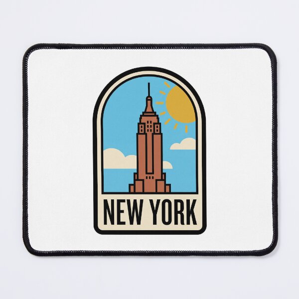 Item preview, Minimalist New York Empire State Building Retro Travel designed and sold by Paper Drip.