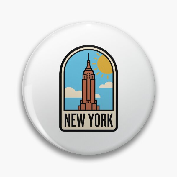 Item preview, Minimalist New York Empire State Building Retro Travel designed and sold by Paper Drip.