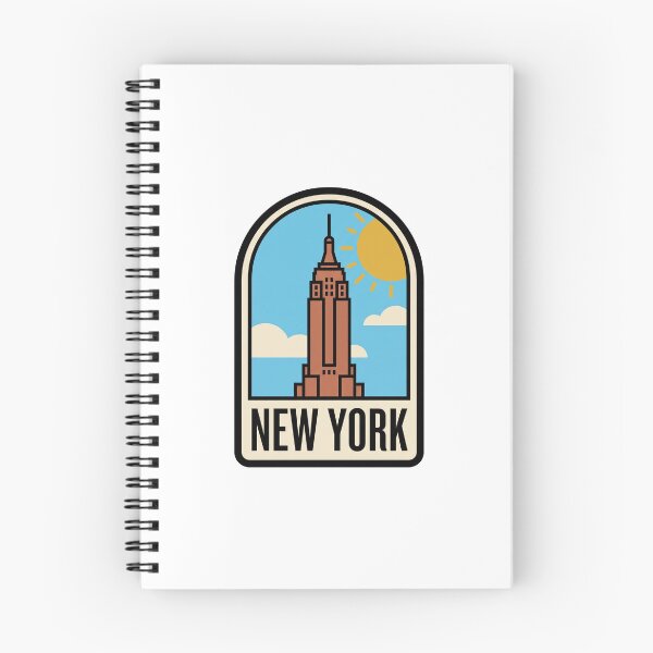 Item preview, Minimalist New York Empire State Building Retro Travel designed and sold by Paper Drip.