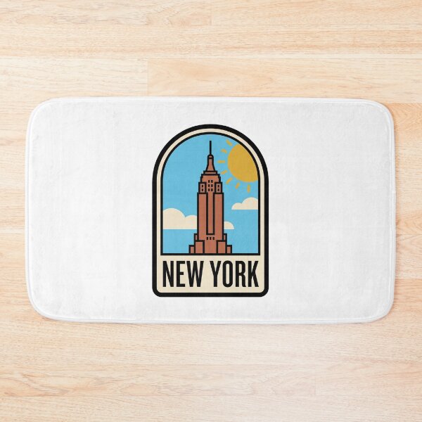 Item preview, Minimalist New York Empire State Building Retro Travel designed and sold by Paper Drip.