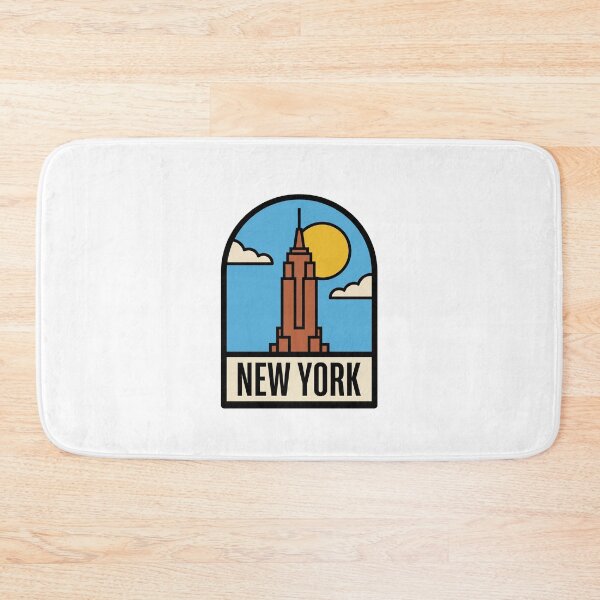 Item preview, Minimalist New York Empire State Building Retro Travel designed and sold by Paper Drip.