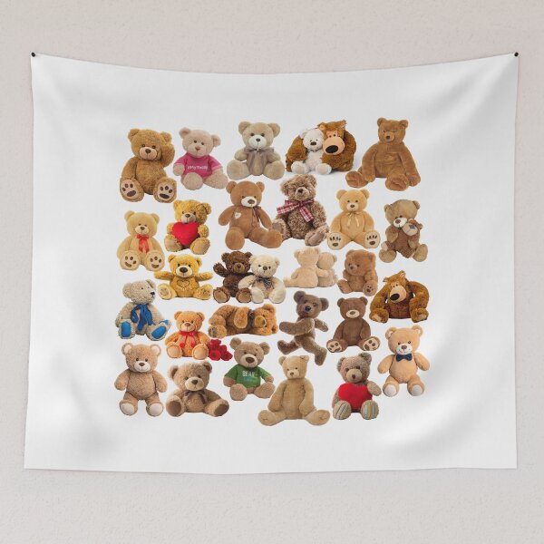 Item preview, Cuddly Teddy Bears Pattern designed and sold by DigitalShoppeIL.