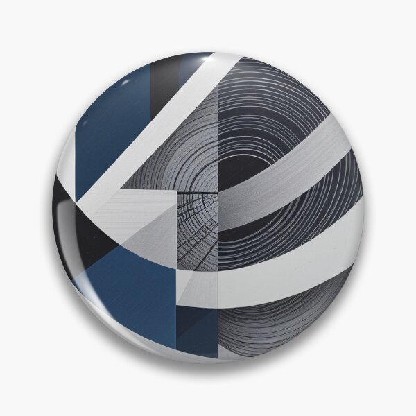 Item preview, Architectural Abstract Geometry in Blue Tones designed and sold by semenol.