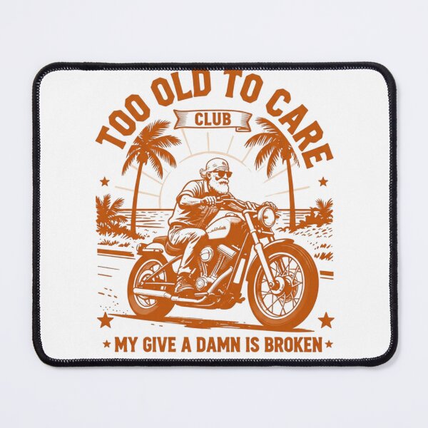 Item preview, Too Old to Care Club Don't Care My Give A Damn is Broken designed and sold by Positive&FunnyThings.
