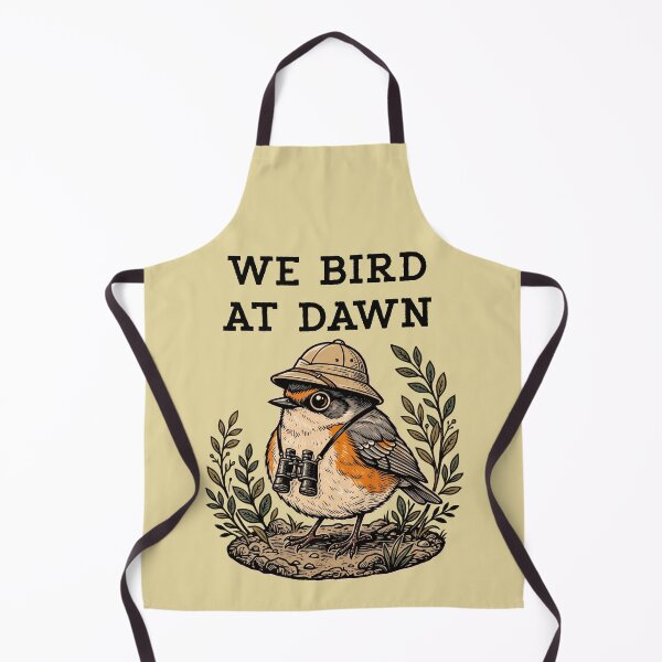 Item preview, We Bird At Dawn American Robin Birdwatching Birder Explorer designed and sold by d247.